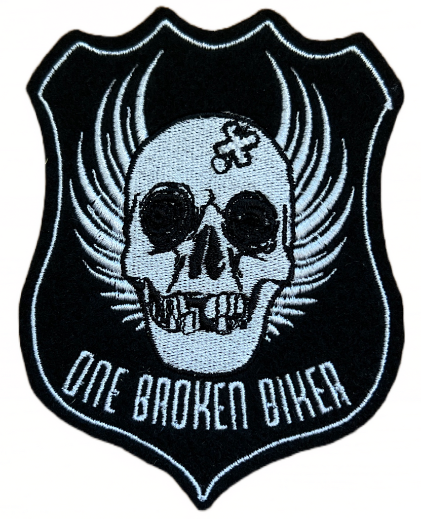 Battle-Hardened Biker Small Patch