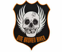 LARGE PATCHES - New One Broken Biker