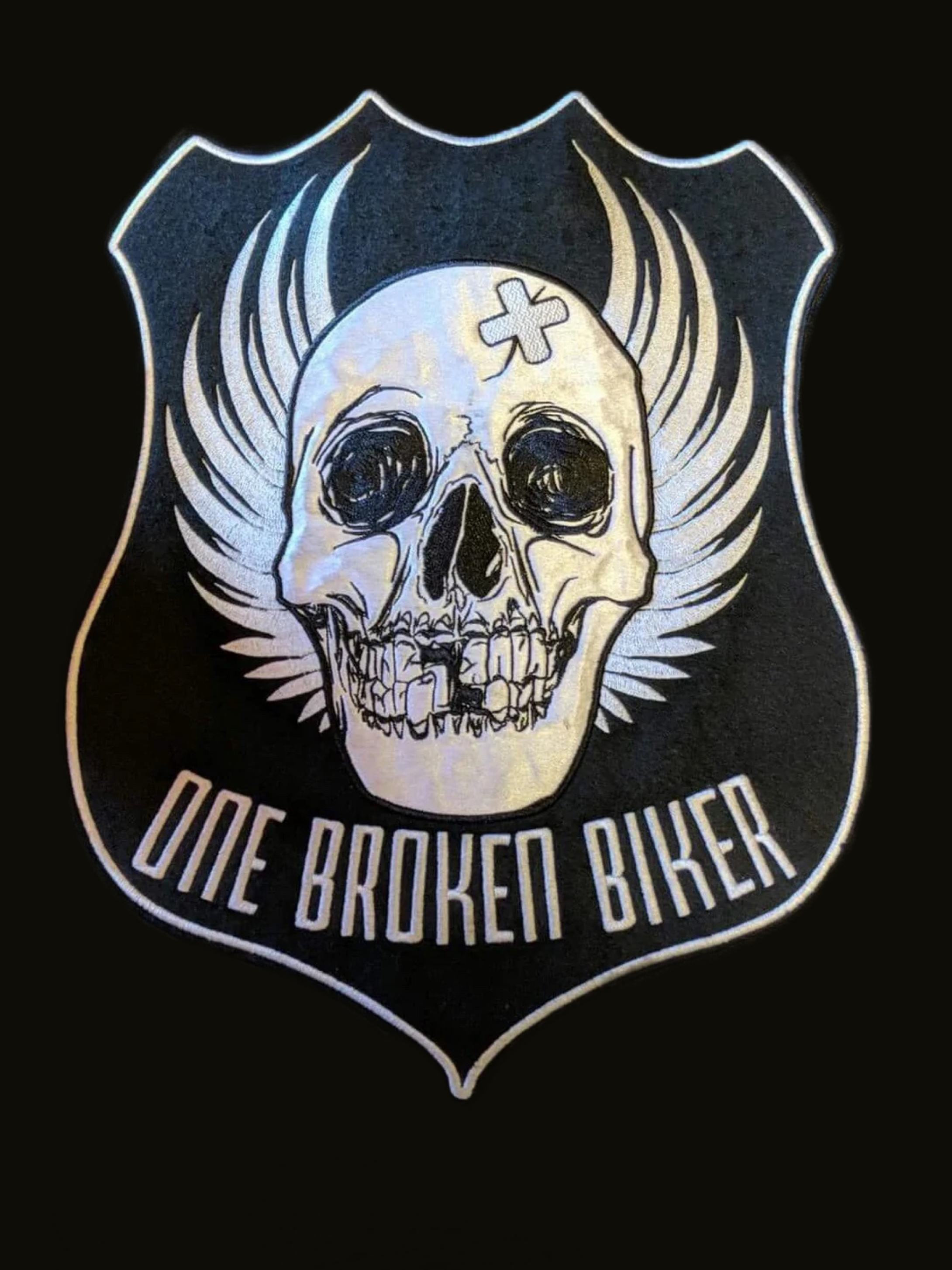 Large One Broken Biker Back Patches – One Broken Biker Clothing